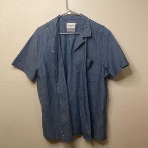 Goodfellow, large, blue, button up